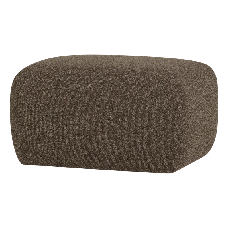 Mojo Base hocker bouclé braun melange