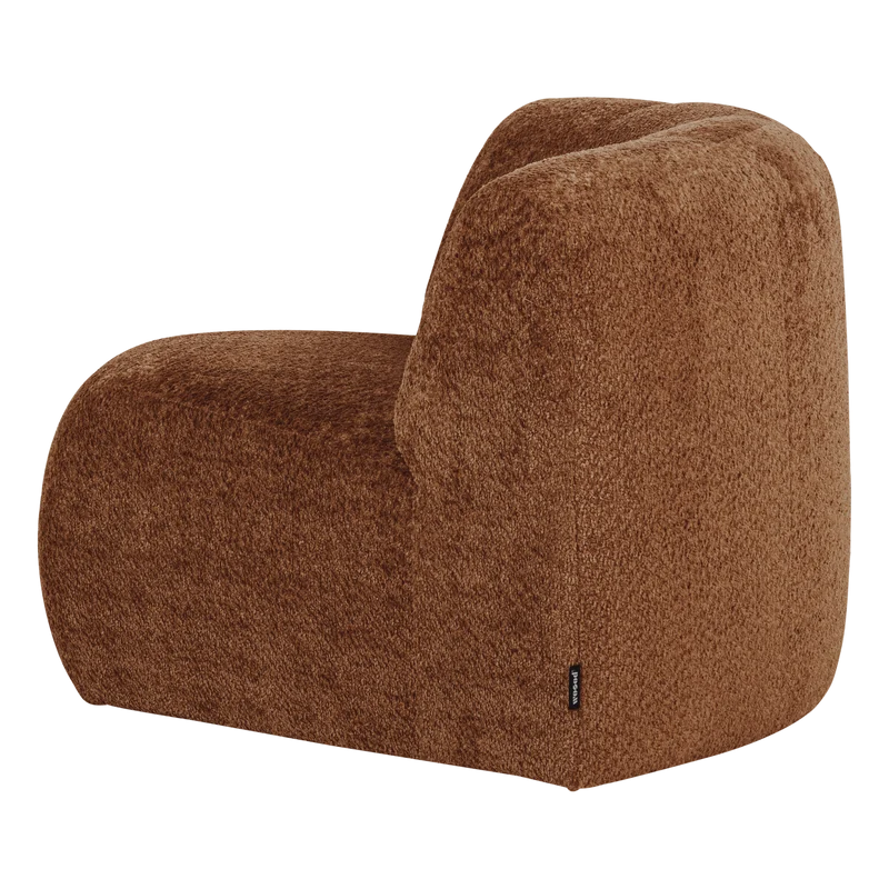 Mojo Base eckelement ronde wolle Rostbraun
