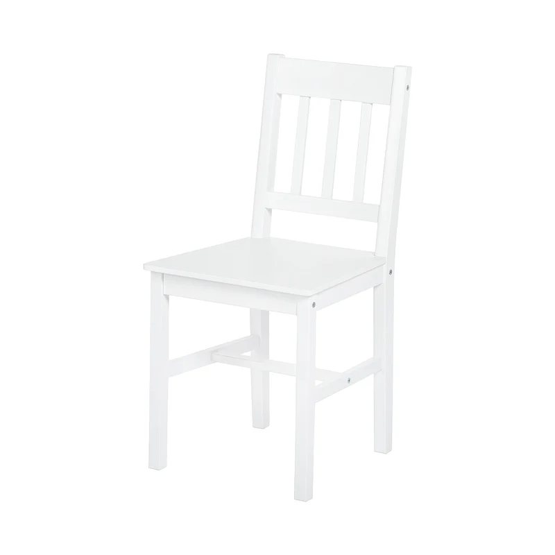 Fliederfarbener Esstisch mit 2 Stühlen im Set 74 x 74 x 73 cm – Weiß/Grau/Braun