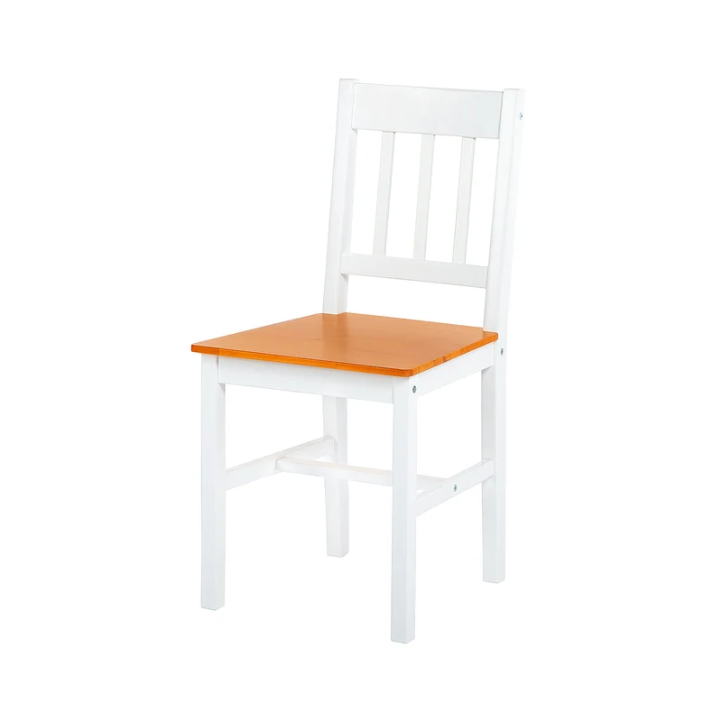 Fliederfarbener Esstisch mit 2 Stühlen im Set 74 x 74 x 73 cm – Weiß/Grau/Braun