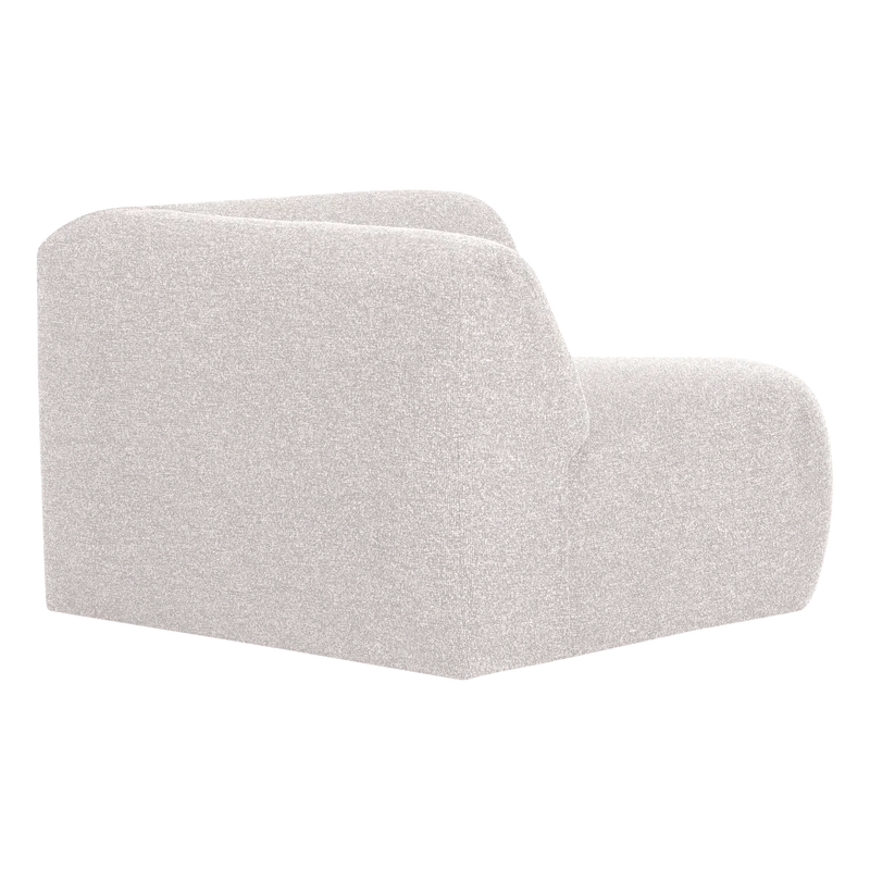 Mojo Base eckelement rechts bouclé ecru melange