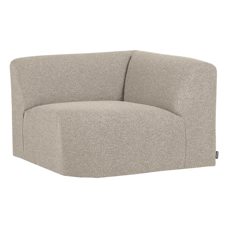 Mojo Base eckelement rechts bouclé beige melange