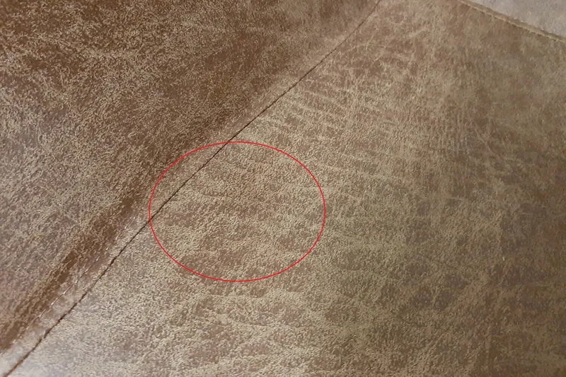B-Ware KAWOLA Stuhl Cali Sessel Microfaser taupe Füße Edelstahl