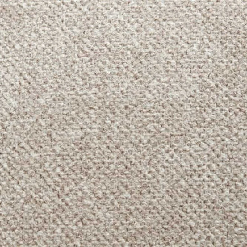 Drehbarer Stuhl ODIN beige Strukturstoff Eichenholz Gestell