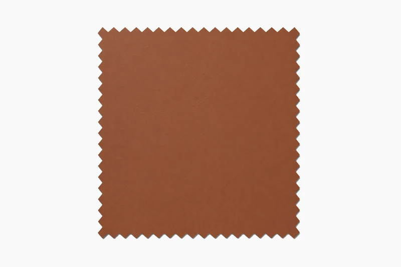KAWOLA Stoffmuster Kunstleder cognac