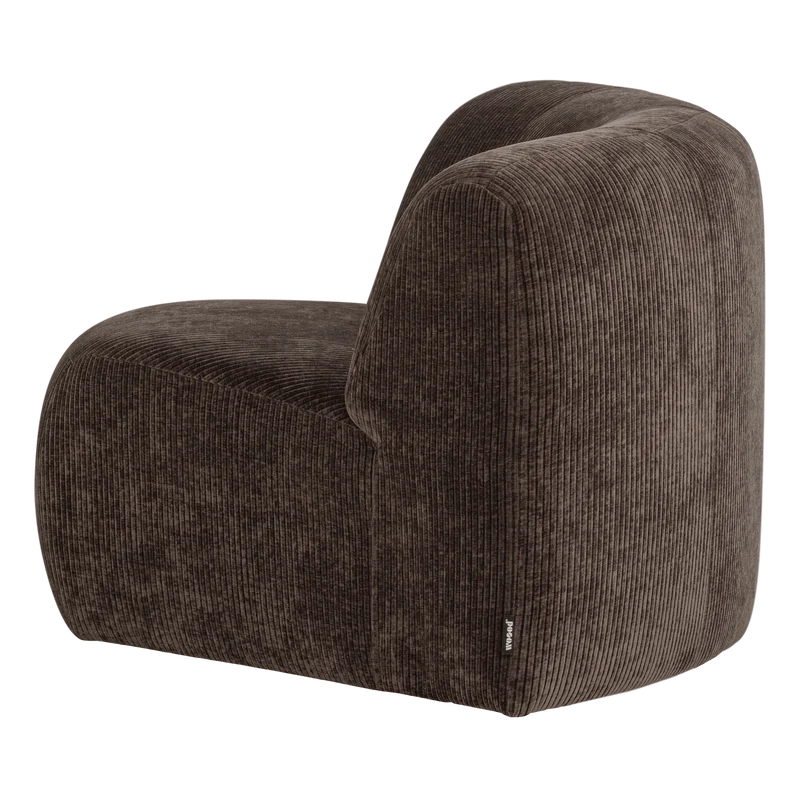 Mojo Base eckelement ronde gerippter braun