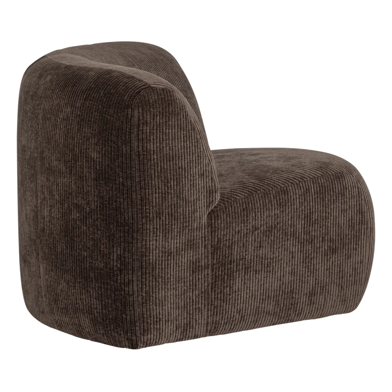 Mojo Base eckelement ronde gerippter braun