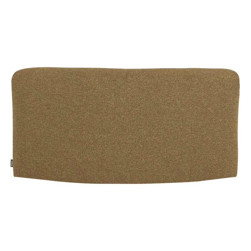 Mojo Base eckelement ronde bouclé gelb/braun melange
