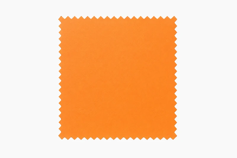 KAWOLA Stoffmuster Kunstleder orange