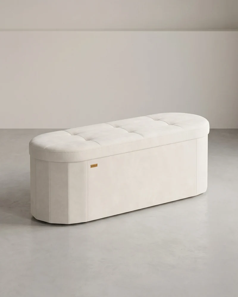 Aufbewahrungsbank - 38 x 80 x 40 cm - Mit Klappdeckel - Für Schlafzimmer Oder Flur