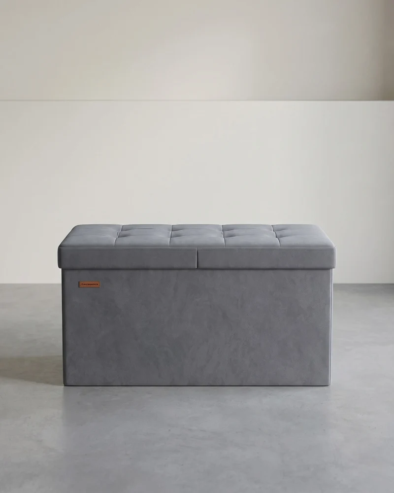 Aufbewahrungsbank - 40 x 80 x 38 cm - Mit Klappdeckel - Für Schlafzimmer Oder Flur