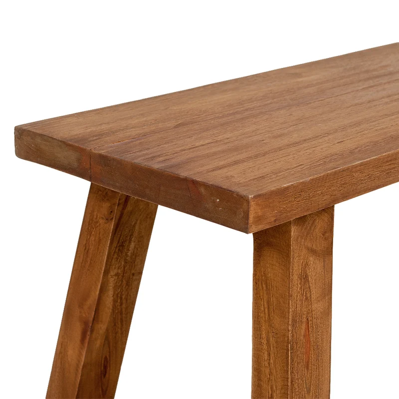 Massivholz Hocker RANCH 50cm natural Beistelltisch Sitzhocker