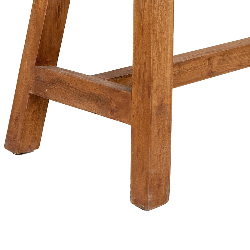 Massivholz Hocker RANCH 50cm natural Beistelltisch Sitzhocker