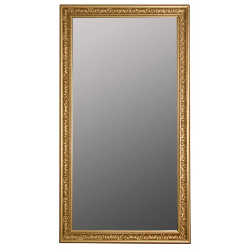 Traumhafter Spiegel FIORAL 132x72cm antik-gold Facette