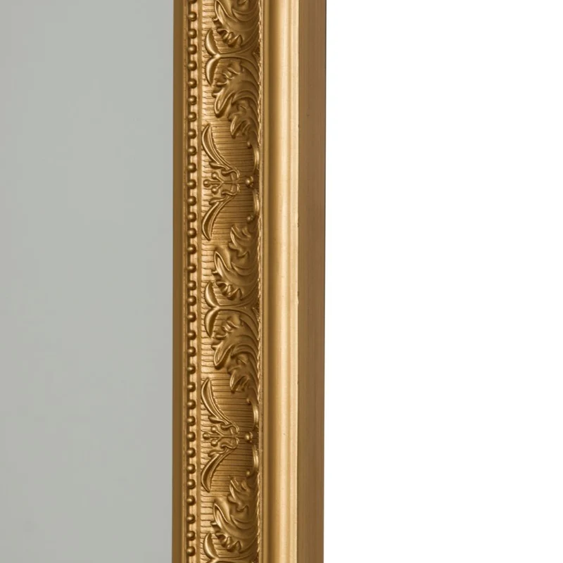 Traumhafter Spiegel FIORAL 82x62cm antik-gold Facette