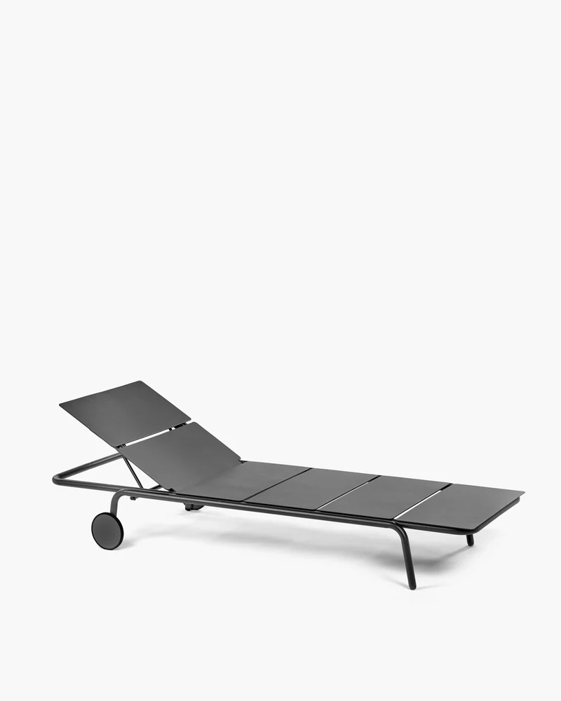 Sun lounger aluminium August