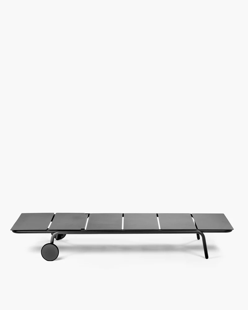 Sun lounger aluminium August