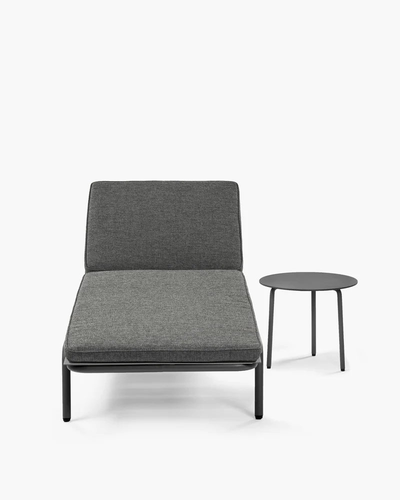 Sun lounger aluminium August