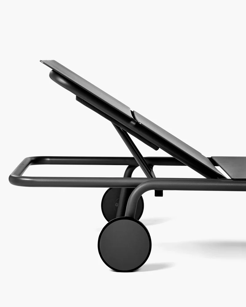 Sun lounger aluminium August
