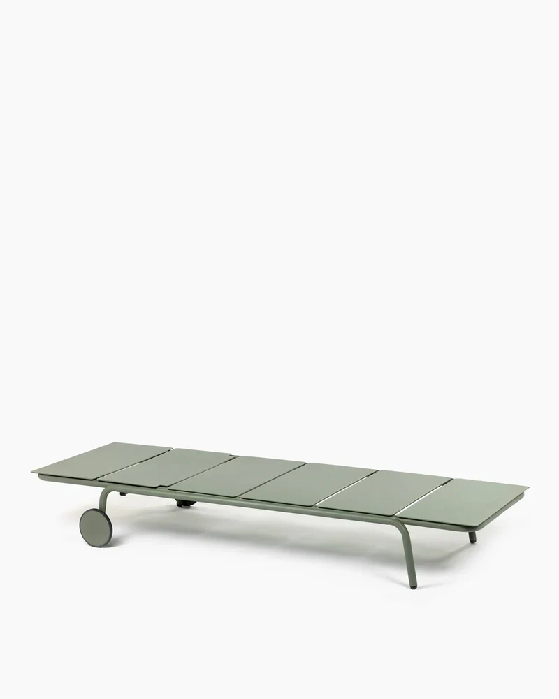 Sun lounger aluminium August