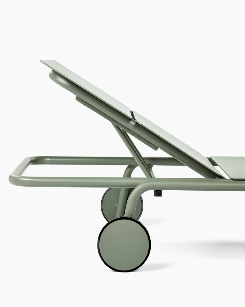 Sun lounger aluminium August