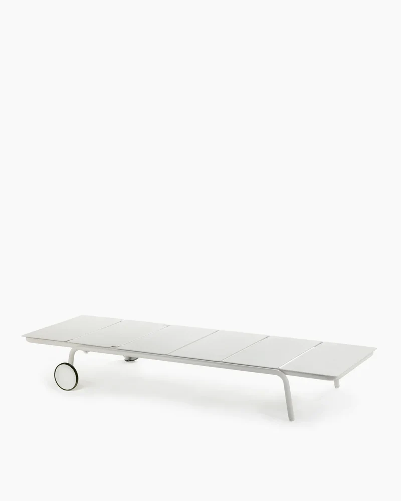 Sun lounger aluminium August