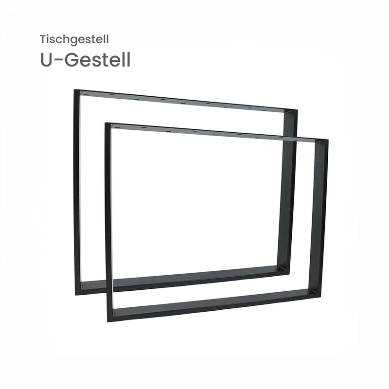 Esstisch Eiche 200 x 90 schwarz mit Baumkante | verschiedene Gestelle