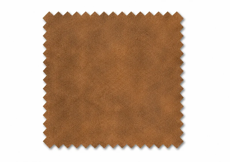 KAWOLA Stoffmuster Stoff cognac