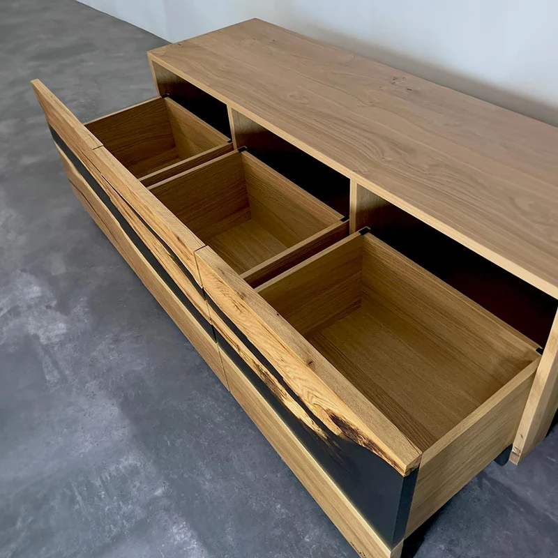 Epoxidharz Sideboard aus Eiche | Modell Kuckuck