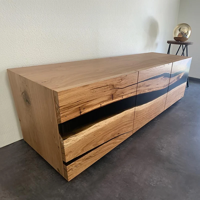Epoxidharz Sideboard aus Eiche | Modell Kuckuck