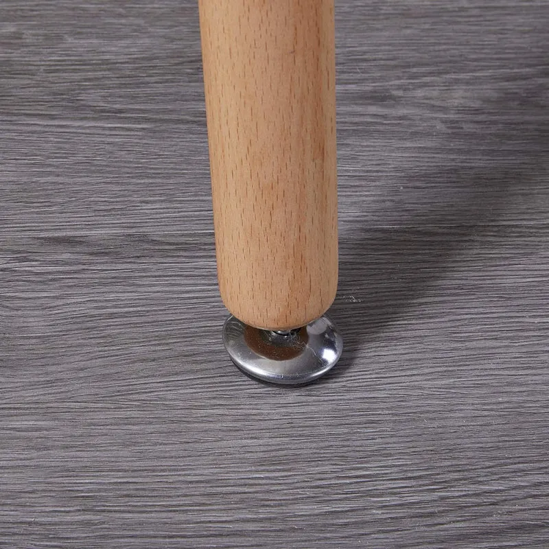 SAGE Rechteckiger Esstisch aus MDF, Beine aus Buche 110 * 70 * 72 cm – Schwarz/Weiß