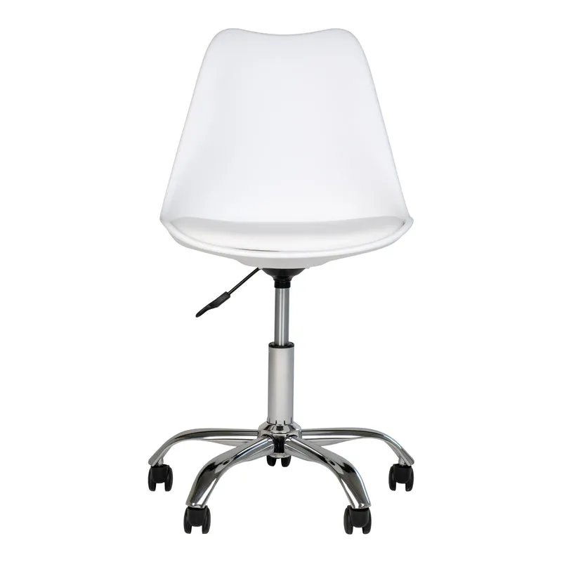 Moderner Bürostuhl SCANDINAVIA weiss Drehstuhl