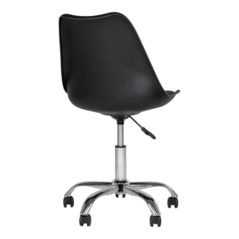Moderner Bürostuhl SCANDINAVIA - schwarz Drehstuhl