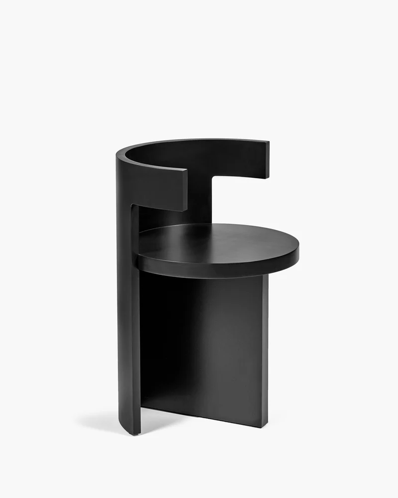 Chair beech black Boho