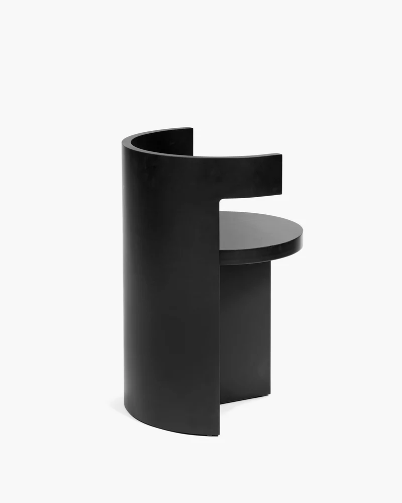 Chair beech black Boho