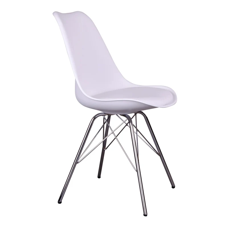 Klassiker Stuhl SCANDINAVIA (2er Set) weiss