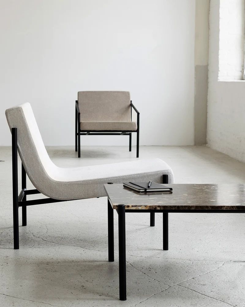 Side table brown Curve