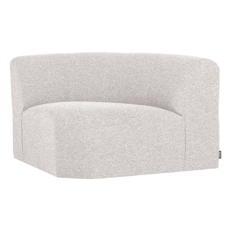 Mojo Base eckelement ronde bouclé ecru melange