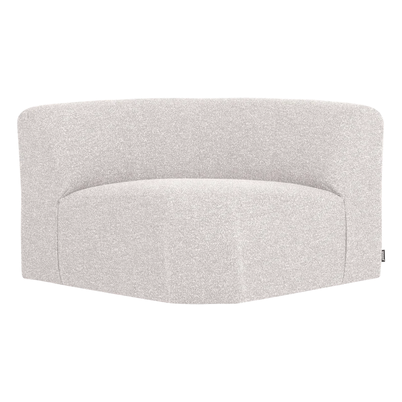 Mojo Base eckelement ronde bouclé ecru melange