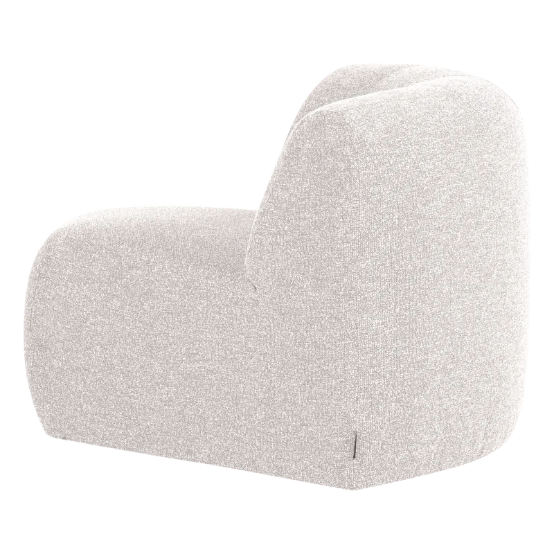 Mojo Base eckelement ronde bouclé ecru melange