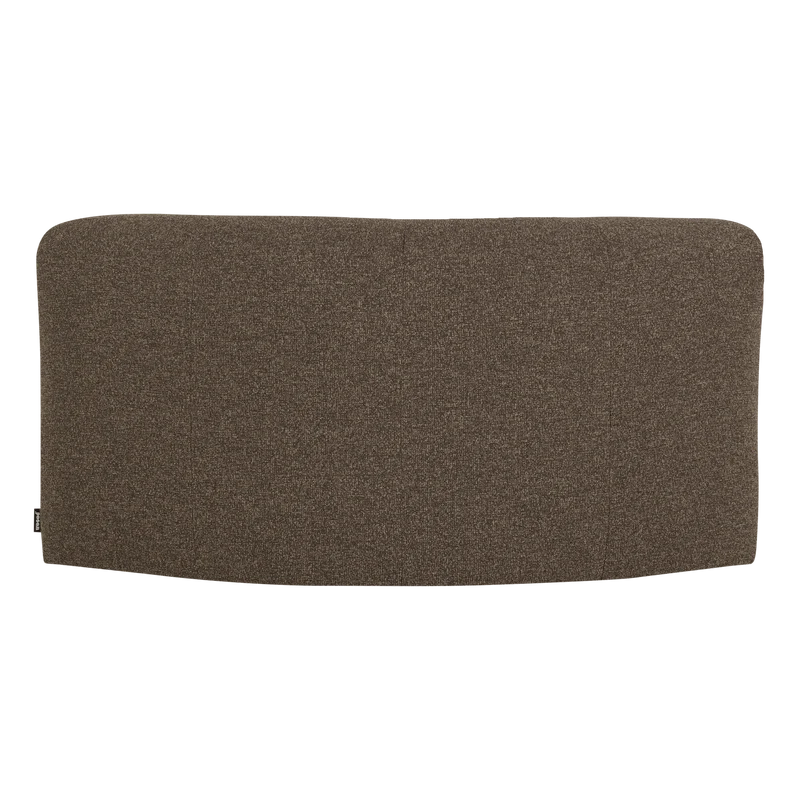 Mojo Base eckelement ronde bouclé braun melange