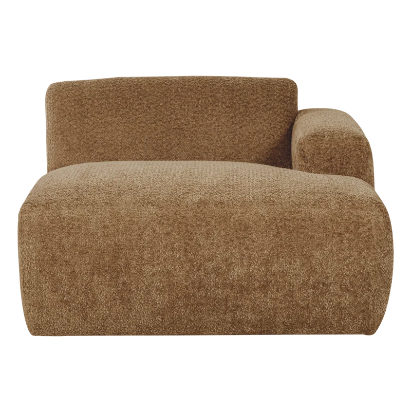 Mojo Base Chaiselongue-Element rechts Wolle Honiggelb