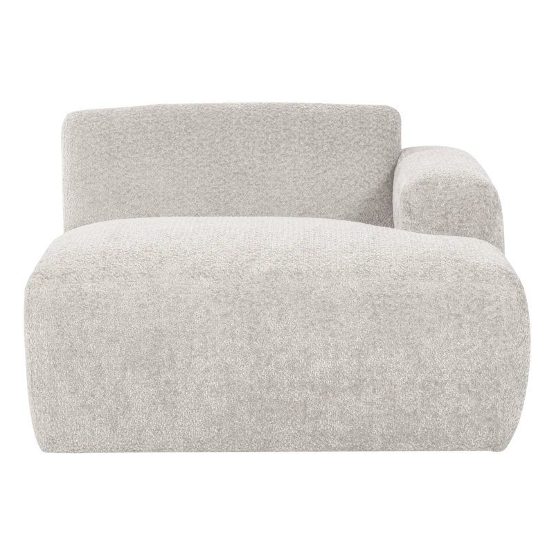 Mojo Base chaise longue element rechts wolle ecru