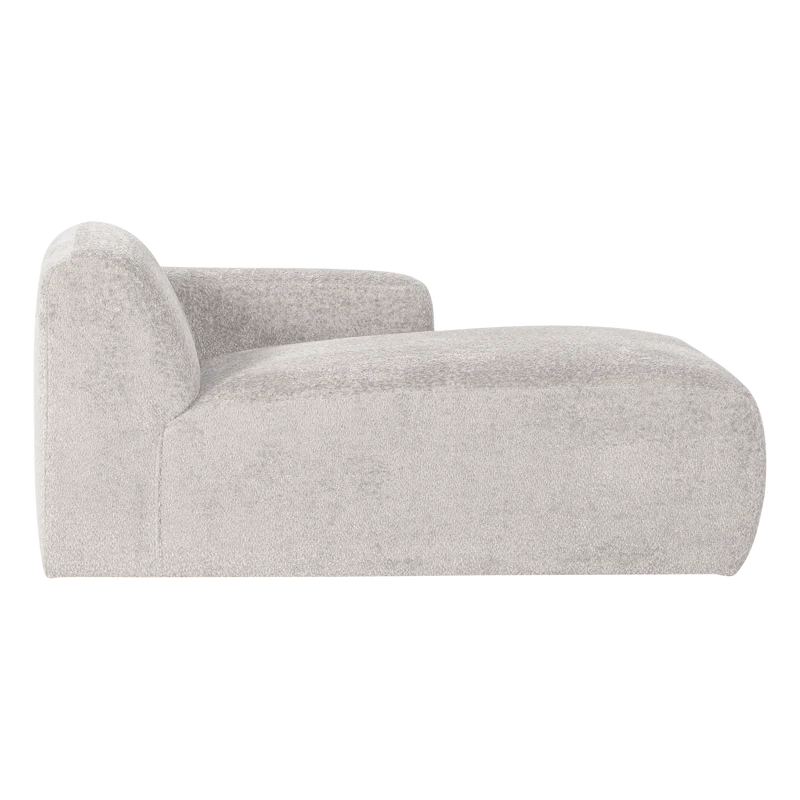 Mojo Base chaise longue element rechts wolle ecru