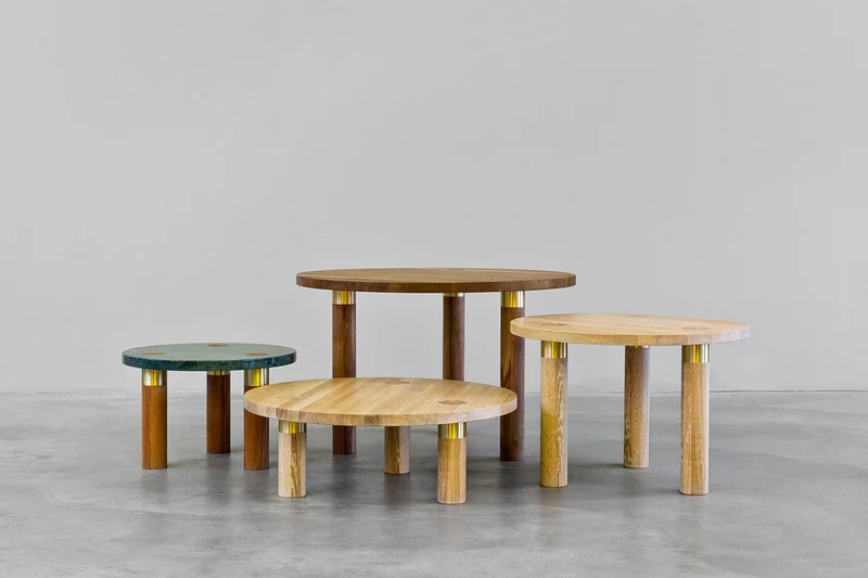 Pole Table round Couchtisch
