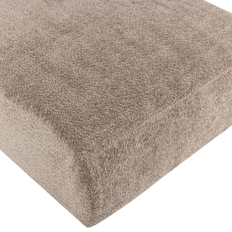 Mojo base chaise longue element rechts wolle dunkelsand
