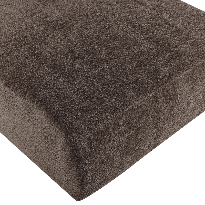Mojo Base chaise longue element rechts wolle braun