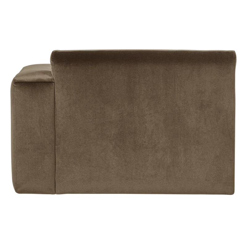Mojo Base chaise longue element rechts samt taupe