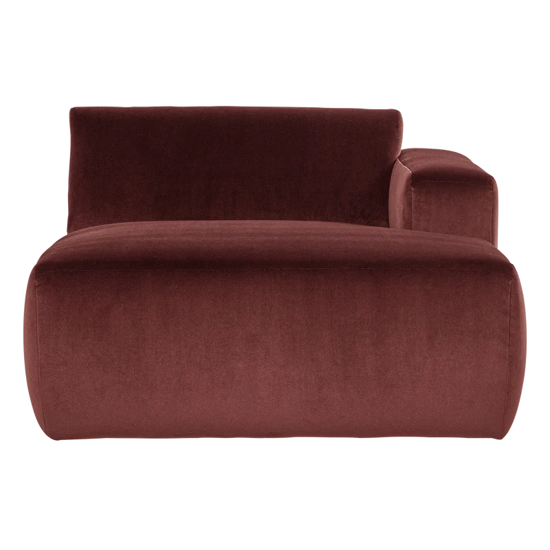Mojo Base chaise longue element rechts samt k.braun