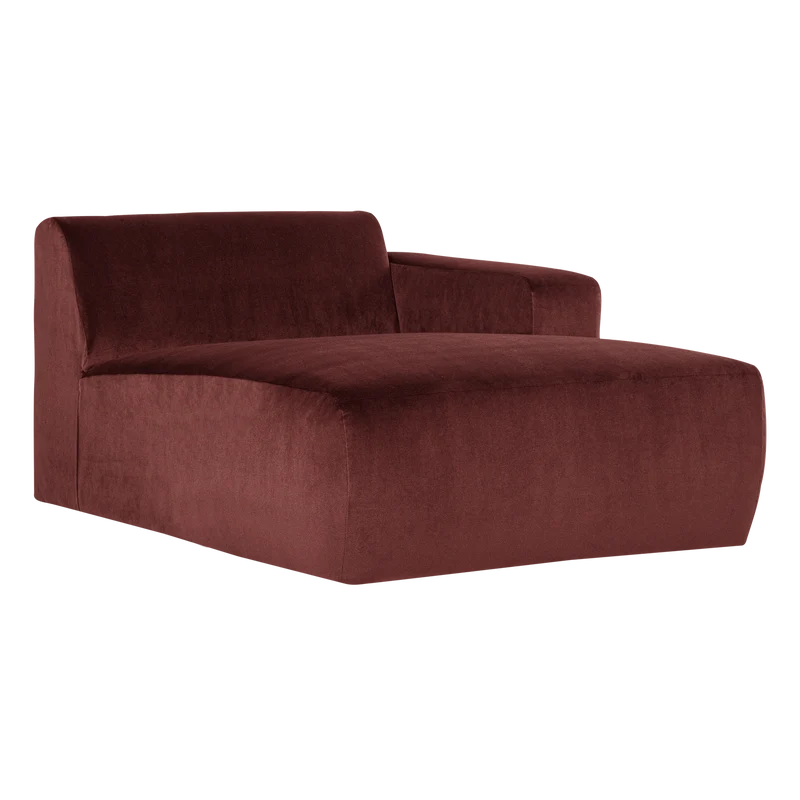 Mojo Base chaise longue element rechts samt k.braun